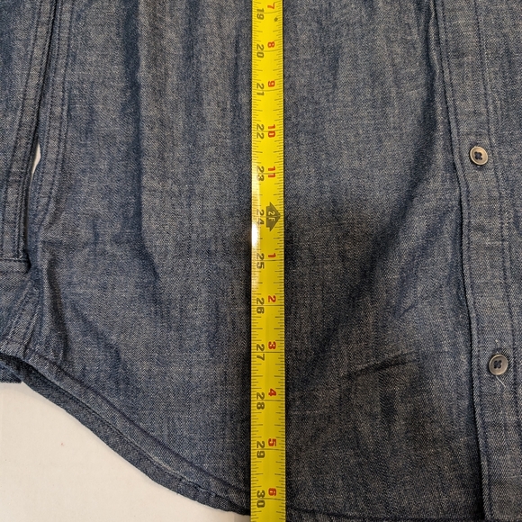 Kenneth Cole Blue Mens Preppy Button Up Shirt NEW Size medium 99% cotton - Picture 9 of 13